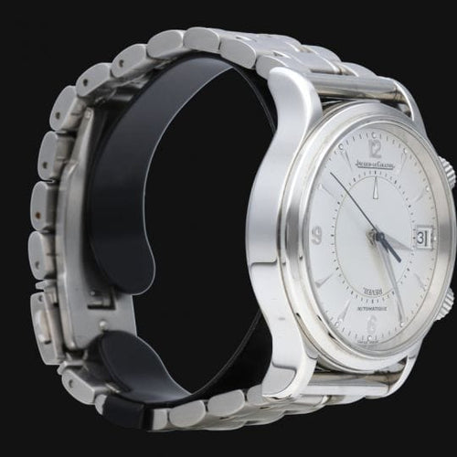 Montre Jaeger-LeCoultre Master Réveil - Montre automatique homme 41 mm en acier 58 Facettes MT44731