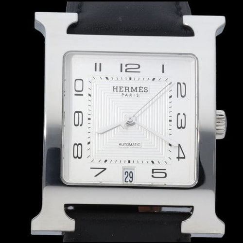 Montre Hermès Heure H - Montre en acier 32 x 32 mm 58 Facettes MT44644