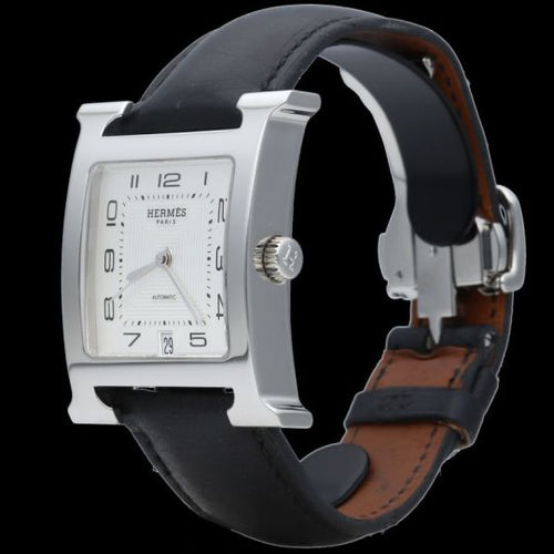 Montre Hermès Heure H - Montre en acier 32 x 32 mm 58 Facettes MT44644