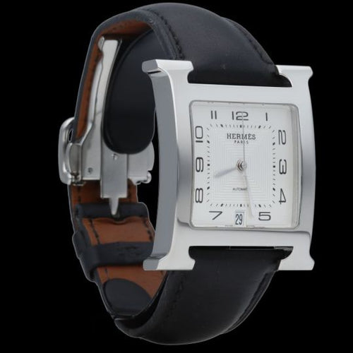 Montre Hermès Heure H - Montre en acier 32 x 32 mm 58 Facettes MT44644