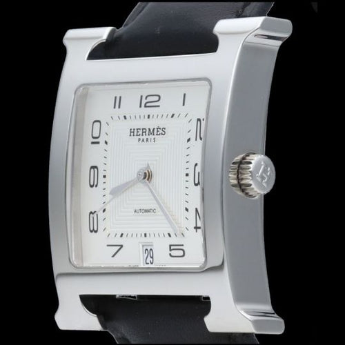 Montre Hermès Heure H - Montre en acier 32 x 32 mm 58 Facettes MT44644