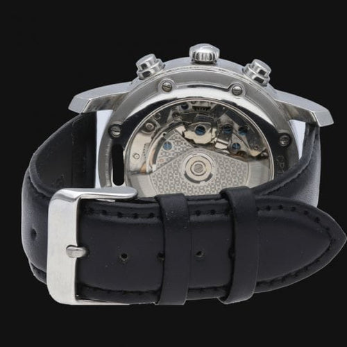 Montre Hermès Clipper - Montre chronographe automatique en acier 58 Facettes MT44640