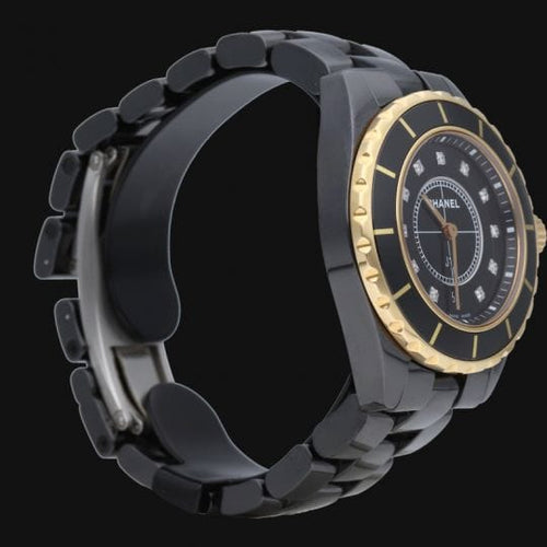 Montre Chanel J12 - Montre femme quartz en céramique noire 33 mm 58 Facettes MT44668