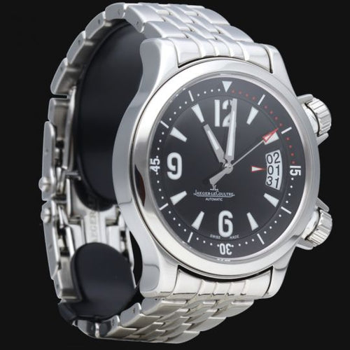 Montre Jaeger-LeCoultre Master Compressor - Montre automatique en acier 37 mm 58 Facettes MT44737