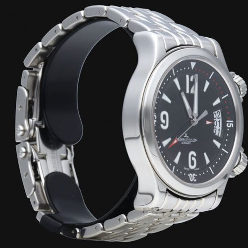 Montre Jaeger-LeCoultre Master Compressor - Montre automatique en acier 37 mm 58 Facettes MT44737