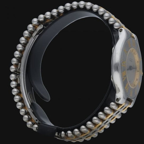 Montre Cartier Must 21 - Montre femme quartz 28 mm or jaune et acier 58 Facettes MT40184