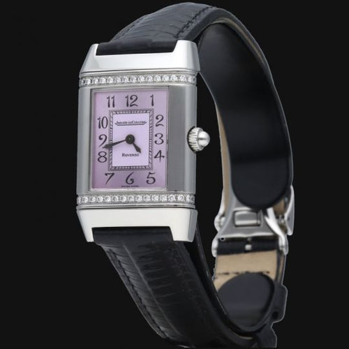 Montre Jaeger-LeCoultre Reverso Classique Lady - Montre femme en acier 58 Facettes MT41405