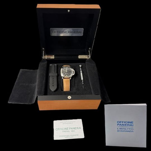 Montre Panerai Luminor 1950 - Montre automatique GMT 3 Days en acier 58 Facettes MT41974