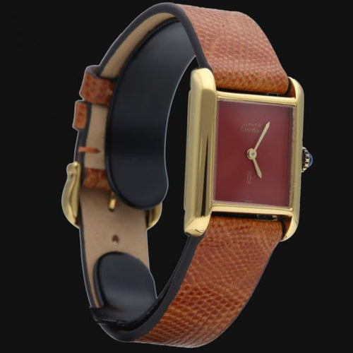 Montre Cartier Tank - Montre vermeil à mouvement manuel 58 Facettes MT42243