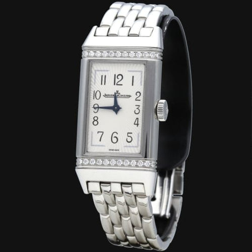 Montre Jaeger-LeCoultre Reverso One Monoface - Montre femme en acier et diamants 58 Facettes MT43036