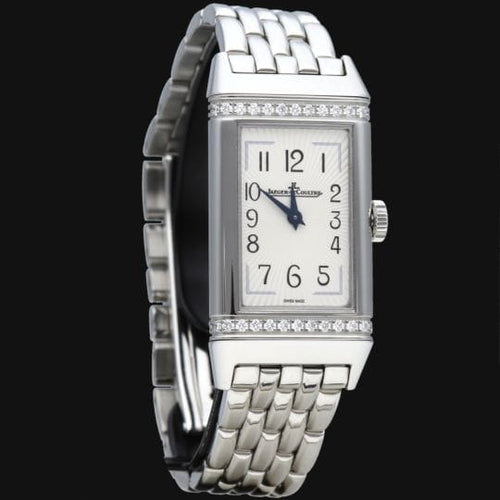 Montre Jaeger-LeCoultre Reverso One Monoface - Montre femme en acier et diamants 58 Facettes MT43036