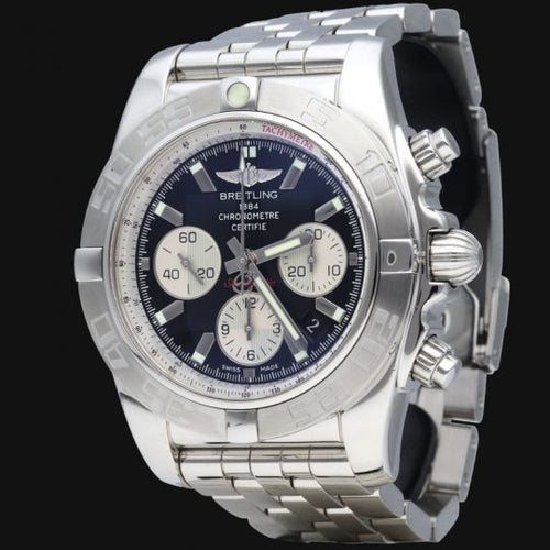 Montre Breitling Chronomat 44 - Montre automatique en acier 58 Facettes MT42086