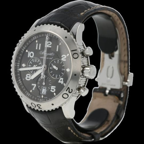 Montre Breguet Type XXI - Montre flyback automatique homme 42 mm acier 58 Facettes MT43216