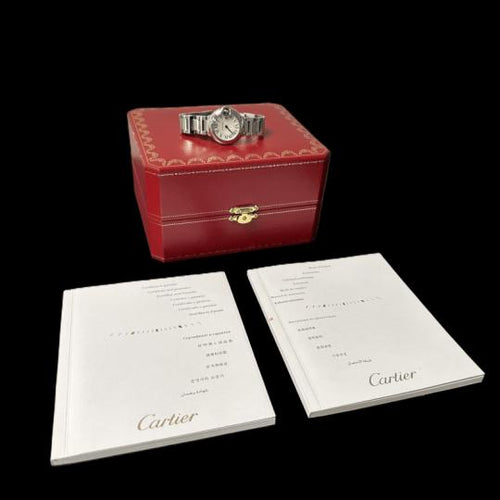 Montre Cartier Ballon Bleu - Montre femme en acier 28 mm 58 Facettes MT44457