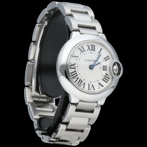 Montre Cartier Ballon Bleu - Montre femme en acier 28 mm 58 Facettes MT44457