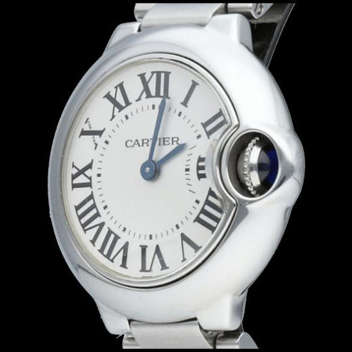 Montre Cartier Ballon Bleu - Montre femme en acier 28 mm 58 Facettes MT44457