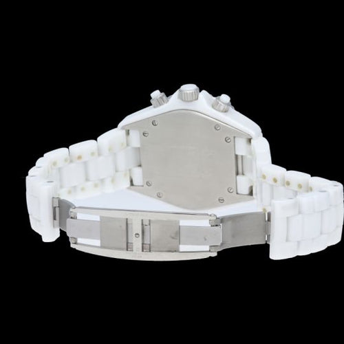 Montre Chanel J12 - Montre chronographe automatique en céramique blanche 58 Facettes MT44647