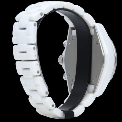 Montre Chanel J12 - Montre chronographe automatique en céramique blanche 58 Facettes MT44647