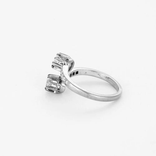 Bague 52 Bague toi et moi or gris et diamants 58 Facettes 250025
