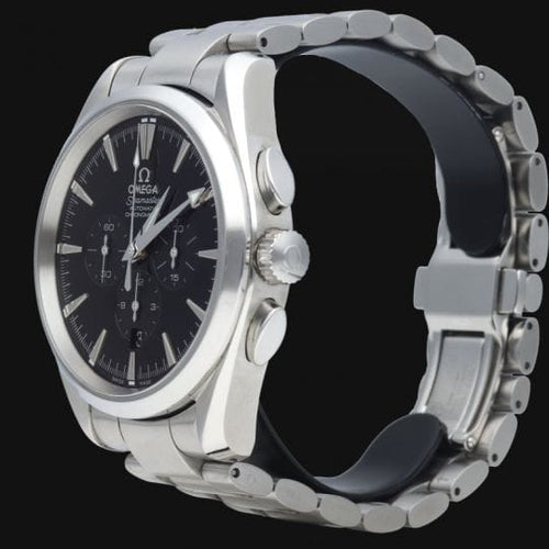 Montre Omega Seamaster Aqua Terra - Montre chronographe automatique homme 42 mm acier 58 Facettes MT44710