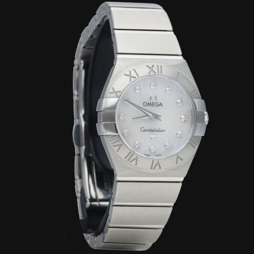 Montre Omega Constellation - Montre femme quartz 24 mm en acier 58 Facettes MT41331