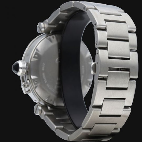 Montre Cartier Pasha Seatimer - Montre automatique homme en acier 40 mm 58 Facettes MT42730