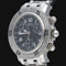 Montre Hermès Clipper - Montre chronographe à quartz en acier 58 Facettes MT40221