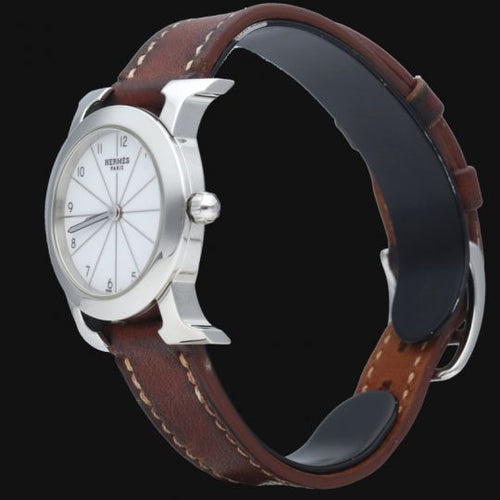 Montre Hermès Heure H Ronde - Montre femme en acier 58 Facettes MT40418
