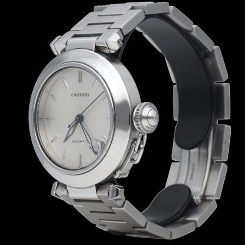 Montre Cartier Pasha - Montre automatique en acier 35 mm 58 Facettes MT39846