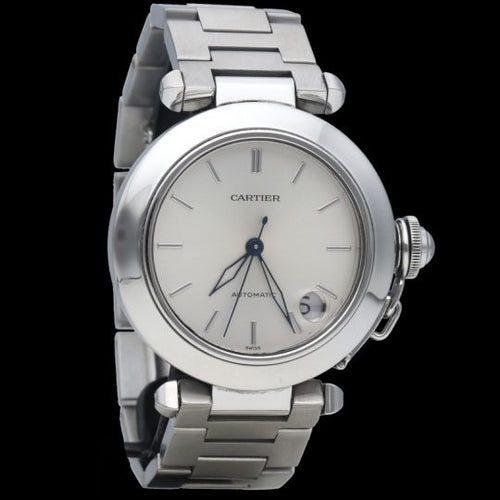 Montre Cartier Pasha - Montre automatique en acier 35 mm 58 Facettes MT39846