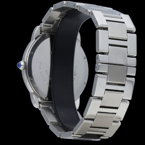 Montre Cartier Ronde Solo - Montre ronde homme en acier 58 Facettes MT40298