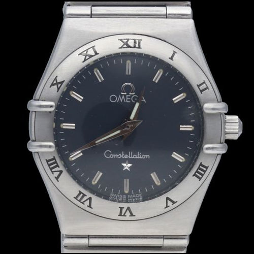 Montre Omega Constellation - Montre femme en acier, quartz 25 mm 58 Facettes MT39137