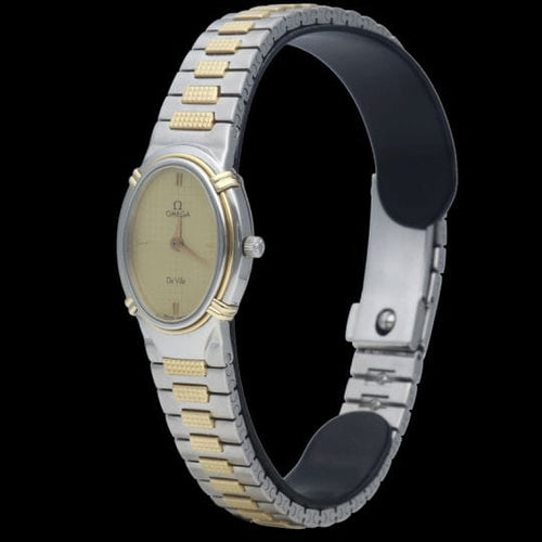 Montre Omega De Ville - Montre femme quartz en or jaune et acier 58 Facettes MT39687