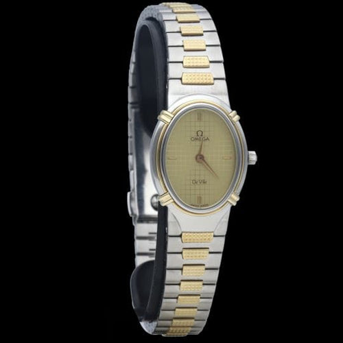 Montre Omega De Ville - Montre femme quartz en or jaune et acier 58 Facettes MT39687