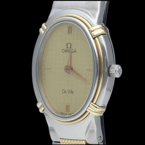 Montre Omega De Ville - Montre femme quartz en or jaune et acier 58 Facettes MT39687