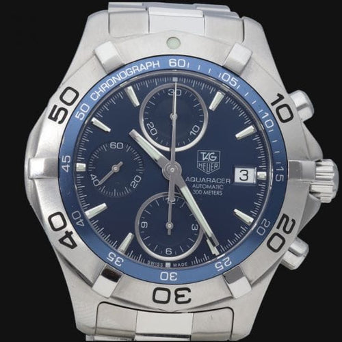 Montre TAG Heuer Aquagraph - Montre chronographe Aquaracer en acier 42 mm 58 Facettes MT40335
