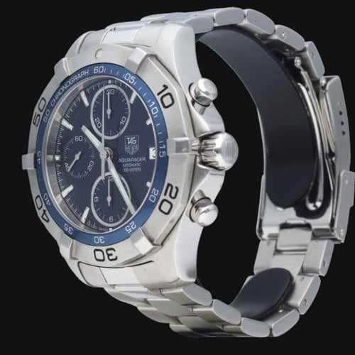 Montre TAG Heuer Aquagraph - Montre chronographe Aquaracer en acier 42 mm 58 Facettes MT40335
