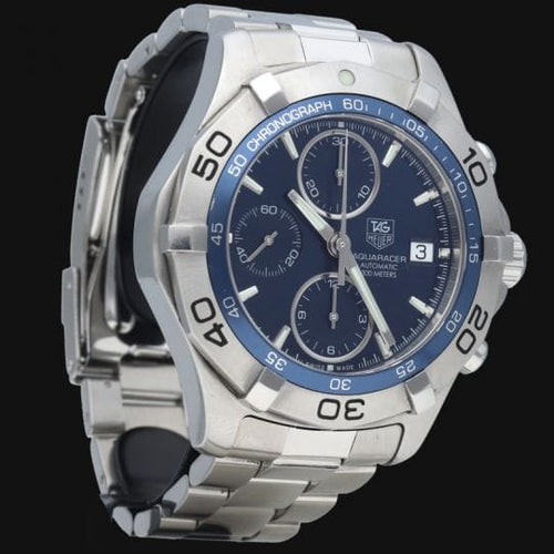Montre TAG Heuer Aquagraph - Montre chronographe Aquaracer en acier 42 mm 58 Facettes MT40335