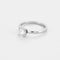 Bague 53 Solitaire or gris et diamant 1.10ct, F, VVS2 58 Facettes 250014