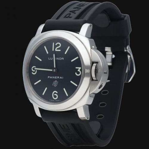 Montre Panerai Luminor Base Logo - Montre homme en acier 44 mm 58 Facettes MT40367