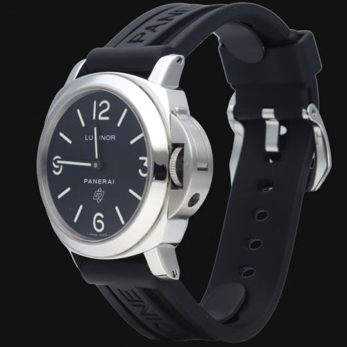 Montre Panerai Luminor Base Logo - Montre homme en acier 44 mm 58 Facettes MT40367