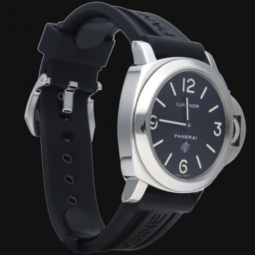 Montre Panerai Luminor Base Logo - Montre homme en acier 44 mm 58 Facettes MT40367