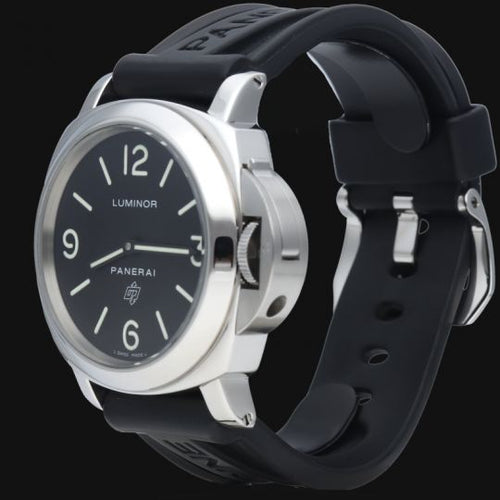Montre Panerai Luminor Base Logo - Montre homme 44 mm en acier 58 Facettes MT40368
