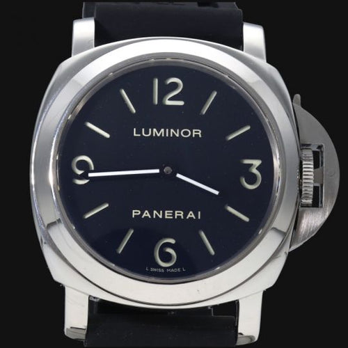 Montre Panerai Luminor Base - Montre homme 44 mm en acier 58 Facettes MT39751