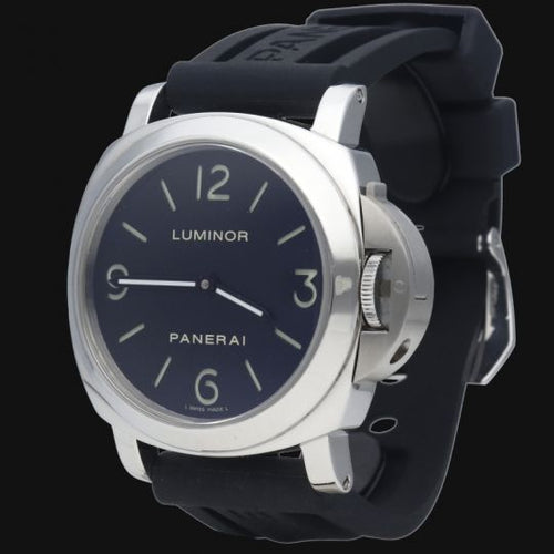 Montre Panerai Luminor Base - Montre homme 44 mm en acier 58 Facettes MT39751