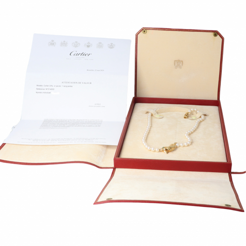 Collier Collier De Perles Cartier ''Dauphin '' 58 Facettes 4082