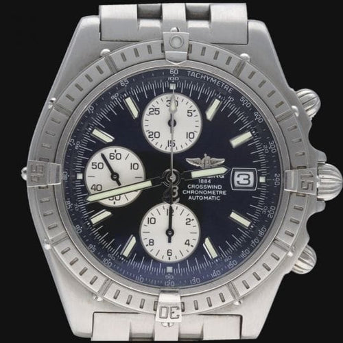 Montre Breitling Crosswind - Montre chronographe automatique homme en acier 58 Facettes MT40873