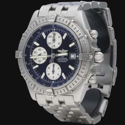 Montre Breitling Crosswind - Montre chronographe automatique homme en acier 58 Facettes MT40873