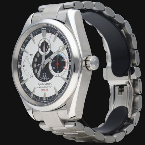 Montre Omega Seamaster Aqua Terra NZL-32 Regata - Montre automatique homme 42 mm acier 58 Facettes MT40654