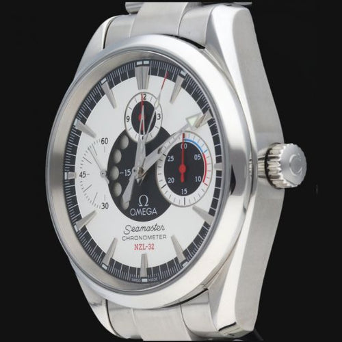 Montre Omega Seamaster Aqua Terra NZL-32 Regata - Montre automatique homme 42 mm acier 58 Facettes MT40654